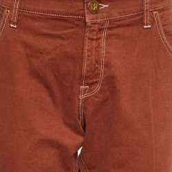 M Missoni Denim Brown Cotton Regular Fit Jeans L/Waist 39"