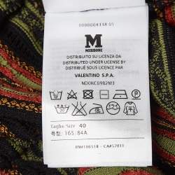 M Missoni Multicolor Patterned Knit Top S