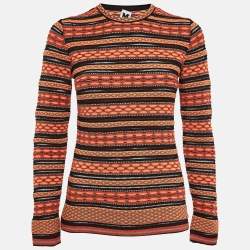 M Missoni Multicolor Patterned Knit Top M