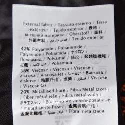 Pre Owned M Missoni Multicolor Patterned Lurex Knit Midi Dress L