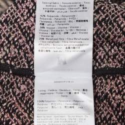 Pre Owned M Missoni Multicolor Patterned Lurex Knit Sleeveless Midi Dress L