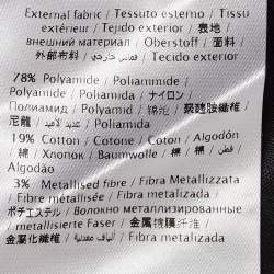 Pre Owned M Missoni Black/Red Patterned Lurex Knit Sleeveless Maxi Dress L