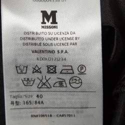 Pre Owned M Missoni Multicolor Patterned Lurex Knit Jumpsuit S