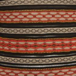 Pre Owned توب إم ميزوني تريكو منقوش برتقالي/أس ود بأكمام طويلة صغير