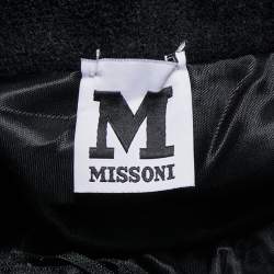 Pre Owned M Missoni Multicolor Patterned Knit Maxi Skirt L