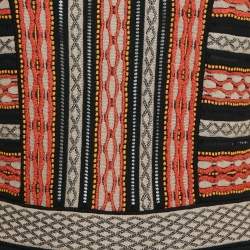 Pre Owned M Missoni Multicolor Patterned Knit Midi Dress S