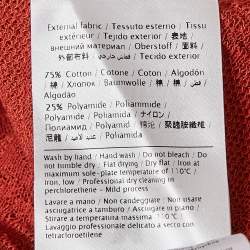 Pre Owned M Missoni Rust Orange Patterned Knit Round Neck Top M