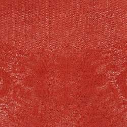 Pre Owned M Missoni Rust Orange Patterned Knit Round Neck Top M