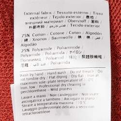 Pre Owned M Missoni Rust Orange Patterned Knit Round Neck Top L