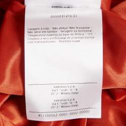 Pre Owned M Missoni Brown Patterned Knit Maxi Skirt S