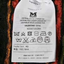 M Missoni Multicolor Pointelle Knit Top S