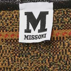 M Missoni Multicolor Pointelle Knit Top S