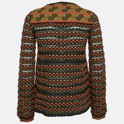 M Missoni Multicolor Pointelle Knit Top S