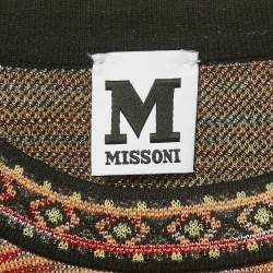 M Missoni Multicolor Patterned Knit Skirt and Top Set M/L