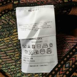 M Missoni Multicolor/Brown Wool Blend Full Sleeve Cardigan L