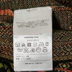 M Missoni Multicolor Patterned Knit Wool Blend Top L