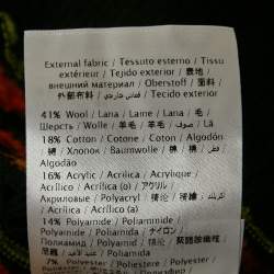 مملوكة مسبقًا كارديجان إم ميزوني تريكو بنقشة حلقي أسود/برتقالي مقاس وسط - ميديم