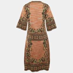 M Missoni Multicolor Patterned Knit Top and Midi Skirt Set S/L