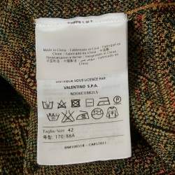 M Missoni Multicolor Wool Blend Patterned Knit Top and Midi Skirt Set M/S