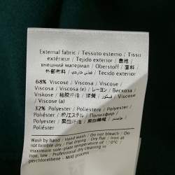 مملوكة مسبقًا M Missoni Green Jersey Long Sleeve Top S