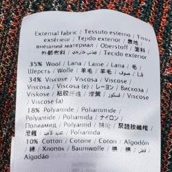 M Missoni Multicolor Patterned Knit Cardigan S