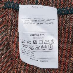 M Missoni Multicolor Patterned Knit Cardigan S