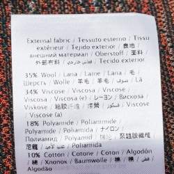 Pre Owned M Missoni Multicolor Patterned Knit Cardigan S