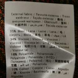 Pre Owned M Missoni Multicolor Patterned Knit Top M