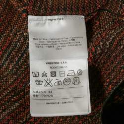 Pre Owned M Missoni Multicolor Patterned Knit Top M