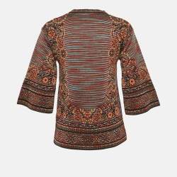 M Missoni Multicolor Patterned Knit Top M