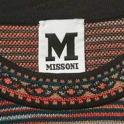 M Missoni Multicolor Patterned Knit Sweater Top M
