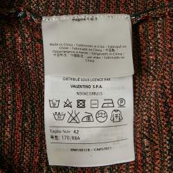 M Missoni Multicolor Patterned Knit Sweater Top M