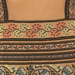 Pre Owned M Missoni Multicolor Patterned Knit Sleeveless Midi Dress M