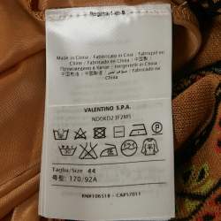 Pre Owned M Missoni Multicolor Patterned Knit Sleeveless Midi Dress M