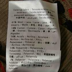 Pre Owned M Missoni Multicolor Patterned Knit Button Front Cardigan L