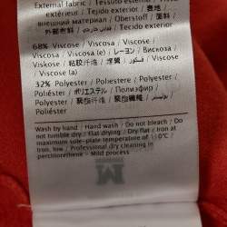 Pre Owned M Missoni Orange Knit Long Sleeve Crewneck Top M