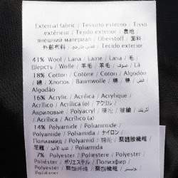 Pre Owned M Missoni Black/Green Patterned Knit Maxi Skirt S