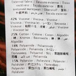 Pre Owned M Missoni Orange/Black Patterned Knit Long Cardigan S