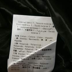 Pre Owned M Missoni Black/Blue Patterned Knit Plunge Neck Midi Dress L