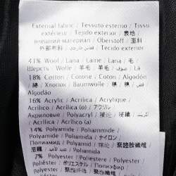 Pre Owned M Missoni Black/Orange Pointelle Knit Maxi Skirt S