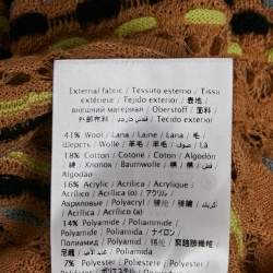 M Missoni Beige Pointelle Knit Long Sleeve Knit Top S