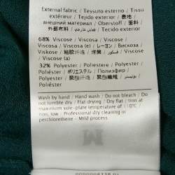 Pre Owned M Missoni Teal Blue Stretch Knit Crewneck Sweatshirt M