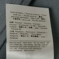 Pre Owned M Missoni Grey Stretch Knit Crewneck Sweatshirt L