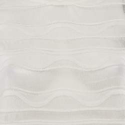 مملوكة مسبقًا M Missoni White Patterned Knit Round Neck Sweater Top M