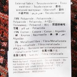 Pre Owned M Missoni Black/Multicolor Pinhole Pattern Knit Sweater Top S