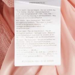 Pre Owned M Missoni Pink Patterned Knit Midi Dress L