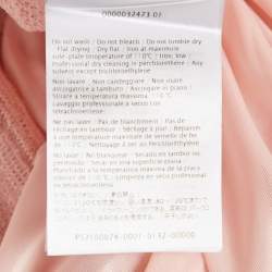 Pre Owned M Missoni Pink Patterned Knit Midi Dress M