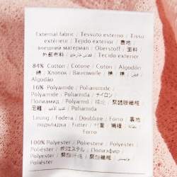 Pre Owned M Missoni Pink Patterned Knit Midi Dress M