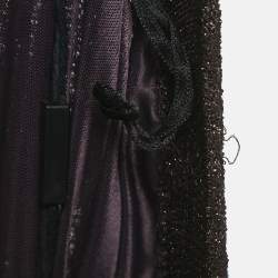 M Missoni Purple Lurex Knit Maxi Skirt S