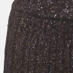 M Missoni Purple Lurex Knit Maxi Skirt S